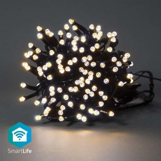 SmartLife-kerstverlichting | Koord | Wi-Fi | Warm Wit | 100 LED's | 10.0 m | AndroidT / IOS