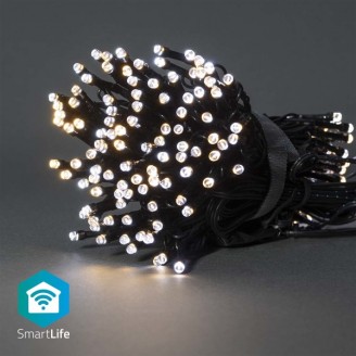 SmartLife-kerstverlichting | Koord | Wi-Fi | Warm tot Koel Wit | 100 LED's | 10.0 m | AndroidT / IOS