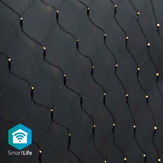SmartLife-kerstverlichting | Net | Wi-Fi | Warm Wit | 280 LED's | 3.00 m | 3 x 2 m | AndroidT / IOS