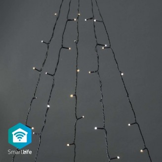 SmartLife-kerstverlichting | Boom | Wi-Fi | Warm tot Koel Wit | 200 LED's | 20.0 m | 5 x 4 m | AndroidT / IOS