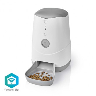 SmartLife Dierenvoeding Dispenser | Automatische Voerbak Kat en Hond | Wi-Fi | 3.7 l | AndroidT / IOS