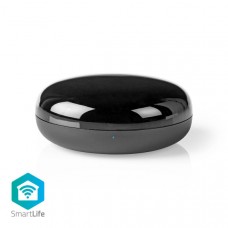 SmartLife IR Afstandsbediening | Wi-Fi | Universeel | Signaalbereik: 5 m | 38 KHz | USB Gevoed | AndroidT / IOS | Zwart