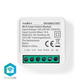 SmartLife Schakelaar | Wi-Fi | 3680 W | Kroonsteen | App beschikbaar voor: AndroidT / IOS