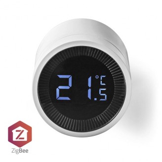 SmartLife Radiatorbediening | Zigbee 3.0 | Batterij Gevoed | LCD | AndroidT / IOS