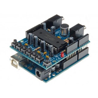 AUDIO-OPNAME SHIELD VOOR ARDUINO 