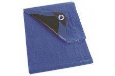 Dekzeil - Blauw/Zwart - Zeer Sterk - 5 x 8 m Dekzeil - Blauw/Zwart - Zeer Sterk - 5 x 8 m