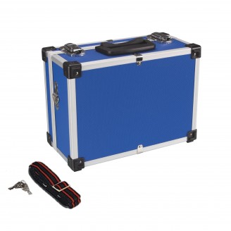 ALUMINIUM GEREEDSCHAPSKOFFER - 320 x 230 x 155 mm - 11,4 L - BLAUW