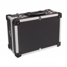 ALUMINIUM GEREEDSCHAPSKOFFER - 320 x 230 x 155 mm - 11,4 L - ZWART ALUMINIUM GEREEDSCHAPSKOFFER - 320 x 230 x 155 mm - 11,4 L - ZWART