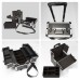 ALUMINIUM TROLLEY - 370 x 270 x 670 mm - 66,9 L - ZWART ALUMINIUM TROLLEY - 370 x 270 x 670 mm - 66,9 L - ZWART