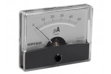 Analoge paneelmeter voor DC stroommetingen 50µa Cc / 60 X 47Mm Analoge paneelmeter voor DC stroommetingen 50µa Cc / 60 X 47Mm