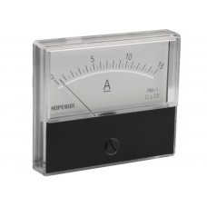 ANALOGE PANEELMETER VOOR DC STROOMMETINGEN 15A DC / 70 x 60mm