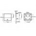 ANALOGE PANEELMETER VOOR DC STROOMMETINGEN 15A DC / 70 x 60mm