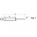 RESERVEPUNT VOOR VTSS220 - POTLOOD - 0.2 mm
