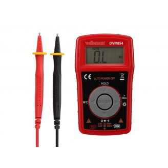 DIGITALE MULTIMETER - AUTOMATISCHE BEREIKINSTELLING - CAT III 300 V / CAT II 500 V - 2000 COUNTS - MET DATA HOLD-FUNCTIE EN ACHTERGRONDVERLICHTING