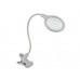 LED-LOEPLAMP MET BEVESTIGINGSKLEM - 5 DIOPTRIE - 6 W - 30 LEDs - WIT