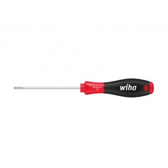 Wiha Schroevendraaier SoftFinish sleufkop met ronde schacht voor diepliggende schroeven (00687) 3,0 mm x 100 mm