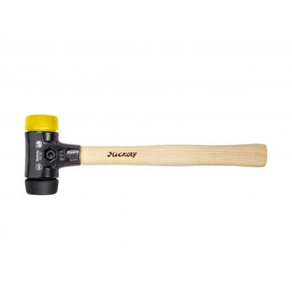 Wiha Kunststof hamer Safety middelzacht/middelhard met hickorysteel, rond-slagkop (26435) 40 mm