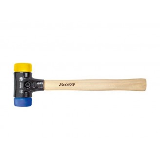 Wiha Kunststof hamer Safety zacht/middelhard met hickorysteel, rond-slagkop (26653) 30 mm