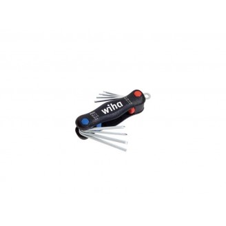 Wiha Multitool Mini PocketStar sleufkop, Phillips, binnenzeskant 8-delig in blister (27936)