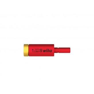 Wiha Moment easyTorque adapter electric voor slimBits en slimVario  houder in blister (41341) 0,8 Nm
