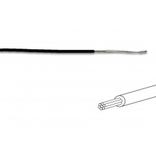 MONTAGEKABEL 0.50mm² - ZWART - MEERADERIG