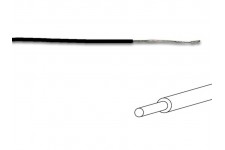 MONTAGEDRAAD - ø 1.4 mm - 0.2 mm² - VOLLE KERN - ZWART MONTAGEDRAAD - ø 1.4 mm - 0.2 mm² - VOLLE KERN - ZWART