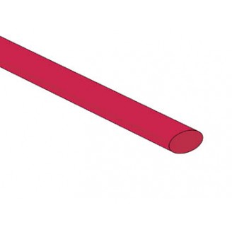 THERMISCHE KRIMPKOUS 2:1 - 6.4mm - ROOD - 50 ST.