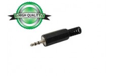 MANNELIJKE 2.5mm STEREO JACK - PLASTIC ZWART