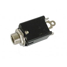 VROUWELIJKE 6.35mm STEREO JACK - MET SCHAKELAAR