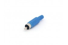 MANNELIJKE RCA PLUG - BLAUW