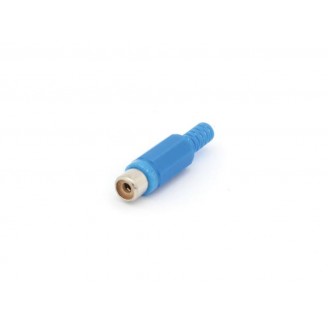 VROUWELIJKE RCA PLUG - BLAUW