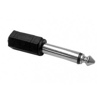 VROUWELIJKE 3.5mm MONO JACK NAAR MANNELIJKE 6.35mm MONO JACK