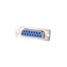 VROUWELIJKE 15P SUB-D CONNECTOR - CHASSISMONTAGE
