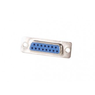 VROUWELIJKE 15P SUB-D CONNECTOR - CHASSISMONTAGE