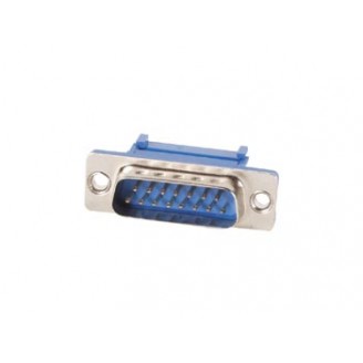 MANNELIJKE 15P SUB-D CONNECTOR VOOR PLATTE KABEL