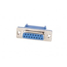 VROUWELIJKE 15P SUB-D CONNECTOR VOOR PLATTE KABEL