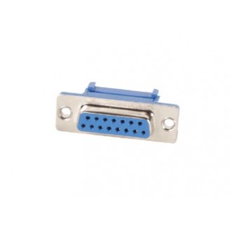 VROUWELIJKE 15P SUB-D CONNECTOR VOOR PLATTE KABEL