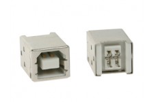 USB B VROUWELIJK, ENKELVOUDIGE CONNECTOR 180°, VOOR PCB USB B VROUWELIJK, ENKELVOUDIGE CONNECTOR 180°, VOOR PCB