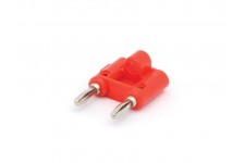 DUBBELE BANAANPLUG - ROOD