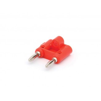 DUBBELE BANAANPLUG - ROOD