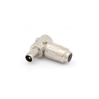 HAAKSE TV-PLUG 9.5mm/2.3mm - MANNELIJK - METAAL