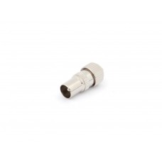 TV-PLUG METAAL 9.5mm/2.3mm - MANNELIJK