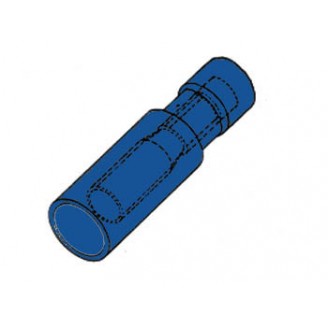 KABELSCHOEN "FEMALE BULLET" - BLAUW