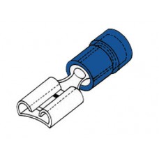 VROUWELIJKE CONNECTOR 4.8mm BLAUW