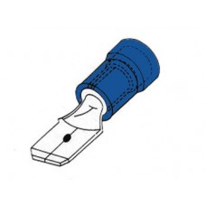 MANNELIJKE CONNECTOR 6.4mm BLAUW