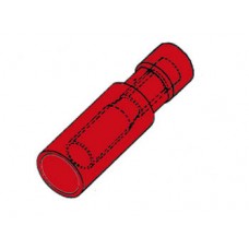 KABELSCHOEN "FEMALE BULLET" - ROOD