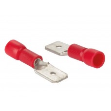 MANNELIJKE CONNECTOR 6.4mm ROOD