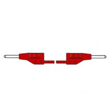 SPUITGEGOTEN MEETSNOER 2mm 50cm / ROOD (MVL 2/50)