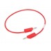 MEETSNOER 4mm 50cm / ROOD (MLN-SIL / 1)