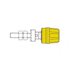 4mm AANSLUITKLEM MET GEISOLEERDE KOP / GEEL (PK10A)